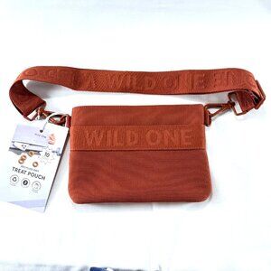 Wild One Recycled Knit Dog Treat Pouch Waist Fanny Pack Crossbody Bag NWT